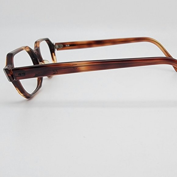 American Optical AO 521 Brown Tortoise Eyeglasses Frame USA 48-17-130 - Picture 3 of 12